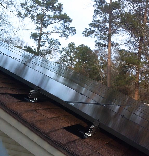 Conroe, TX solar install